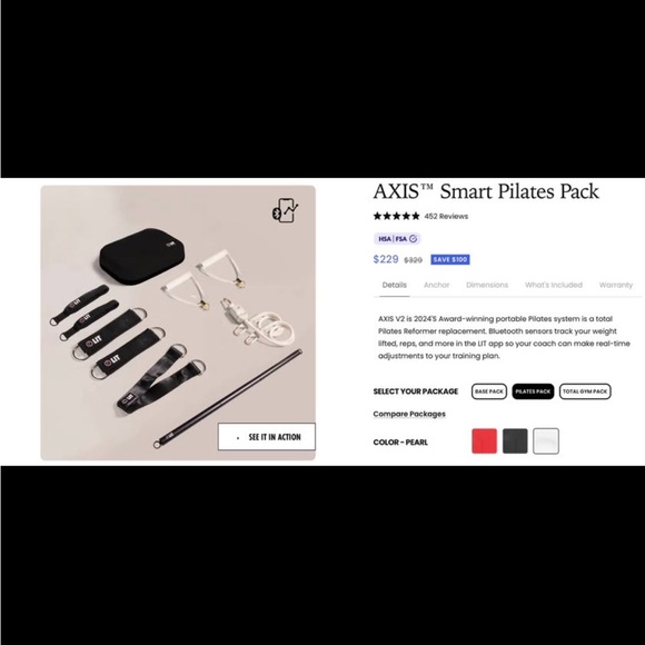 Lit Method AXIS™ Smart Pilates Pack - Picture 7 of 10